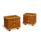 Paul Theodore Frankl, Station Wagon nightstand cabinets, pair