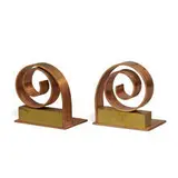 Walter von Nessen, bookends, pair