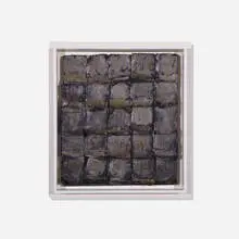Untitled by Reiji Kimura, c. 1965, mixed media, sold Jan 2018