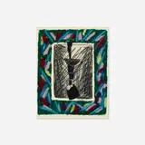 Wendell Castle, Untitled, 1991, gouache and ink on paper