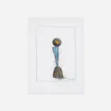 Wendell Castle, Untitled, 1992, graphite and watercolor on paper