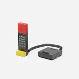 Sottsass Associati, Enorme telephone, 1986, plastic, rubber, cardboard