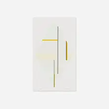 White Diamond by Ilya Bolotowsky, 1979, screenprint on paper, sold Jan 2018