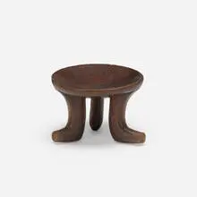 stool by African, carved wood, sold Jan 2018
