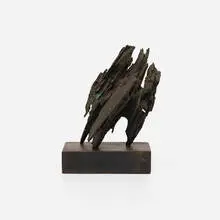 Giò Pomodoro, Untitled, c. 1962, cast bronze, steel