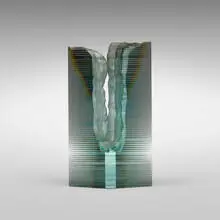 Mária Lugossy, Organic Element, 1998, laminated glass
