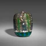 Paesaggio by Yoichi Ohira, 2002, hand-blown glass with canes, murrines and gold leaf inclusions, sold Nov 2017