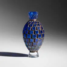 Michael Glancy, Transjö, 2010, hand-blown glass with silver metal inclusions and engraved lenses, copper and silver
