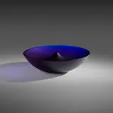 František Vízner, Bowl with a point, 1994, cut glass