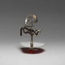 Mark di Suvero, Leberte, 2003, hand-cut and welded steel, stainless steel, titanium, paint