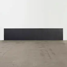 Richard Serra, Horizontal Rectangle to the Floor, 1981, paintstick on aluminum