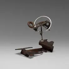 Mark di Suvero, Untitled, 1991, stainless steel, cast iron, mild steel