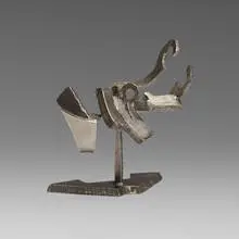 Mark di Suvero, L'ouvert, 2004, cut and welded stainless steel