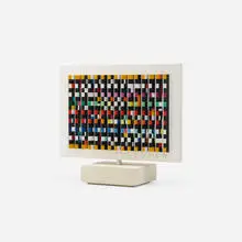 Yaacov Agam, Spinning Polymorph, screenprint