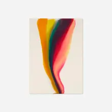 Phenomena Front Lines by Paul Jenkins, 1976, watercolor on Arches paper, sold Oct 2017