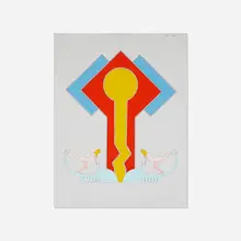 Chelsea Bank by Peter Max, 1971, acrylic on canvas, sold Oct 2017