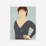 Alex Katz, Gray Dress (Laura), 1992, screenprint in twenty-three colors on Arches 100% Rag paper