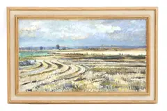 John Livesey, Untitled, Cambridge Oil on board 49 x 89cm