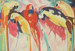 Viktor, Untitled, 1988 oil on board 61 x 88cm