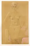 Nicholas, Untitled, 1960s coloured pastel on large board 121 x 74cm .