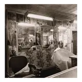 Diane Arbus, Pin-up collection at a barber shop, N.Y.C., 1963, Gelatin silver print