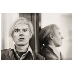 Michael Childers, Andy Warhol in his New York Studio, 1976, Gelatin silver print