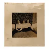 Diane Arbus, Triplets in their bedroom, N.J., 1963, Gelatin silver print, print date and printer unknown