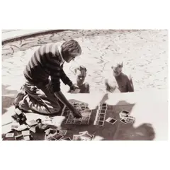 Michael Childers, 'Hockney at Work / Montcalm Studio' (Los Angeles), 1982, Gelatin silver print