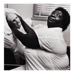 Mary Ellen Mark, 'Leprosy Patient with her Nurse - National Hansen's Disease Center, Carville, LA', 1990, Gelatin silver print