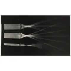 The Operation of Lenses by Berenice Abbott, c. 1960, Gelatin silver print; mounted, sold Apr 2026