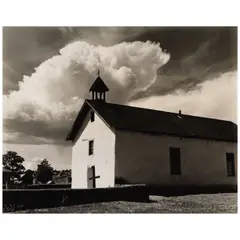 Selected Images of New Mexico Churches (comprising 'Altarpiece, Laguna Pueblo Church', 'Ortega Chapel, San Buenaventura, Chimayo', and 'Nuestra Senora de los Dolores, Tecolote') by Ernest Knee, c. 1934-35, Three gelatin silver prints; each signed in pencil on the reverse, sold Apr 2026