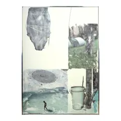 Robert Rauschenberg, Page 8, Paragraph 3 (Short Stories), 2001, pigment transfer and graphite on polylaminate in artist's frame