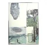 Robert Rauschenberg, Page 8, Paragraph 3 (Short Stories), 2001, pigment transfer and graphite on polylaminate in artist's frame