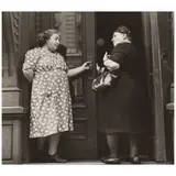 Helen Levitt, Untitled (Two Women in a Doorway, N.Y.), c. 1942, Gelatin silver print