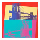 Andy Warhol, Brooklyn Bridge (Feldman & Schellman II.290), 1983, Screenprint in colors on Lenox Museum Board