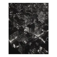 Berenice Abbott, New York at Night, 1932, Gelatin silver print