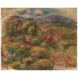 Pierre-Auguste Renoir, Paysage, Cagnes, 1913-1914, oil on canvas