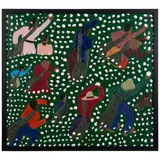 Winfred Rembert Jr., Every Day Looked Like This, dye on carved and tooled leather