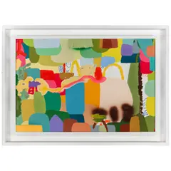 Federico Herrero, Paisaje con Arco, 2010, mixed media on canvas