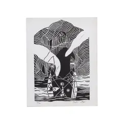 Untitled by Belkis Ayón, 1996, lino print, offered Mar 2026