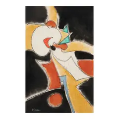 Antonio Vidal, Untitled #1, 1981-1982, mixed media on paper