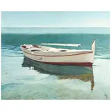 Jorge Duarte, La Barque, 1982, oil on canvas