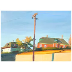 Richard Sheehan, Dorchester Buildings, 1979, oil on canvas
