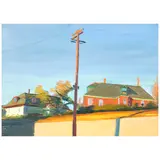 Richard Sheehan, Dorchester Buildings, 1979, oil on canvas
