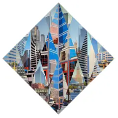 Ben, Diamond City Series No. 14, 1991, oil on canvas