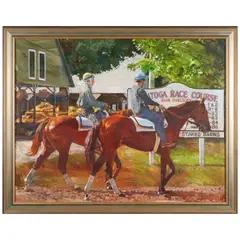 Dahl Taylor, Stakes Barn, oil on canvas