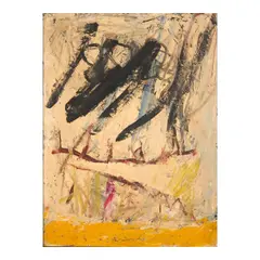 Gene Davis, Untitled, 1953-1954, oil on Masonite