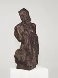 Genius vom Beethoven-Denkmal by Georg Kolbe, 1926, Bronze mit dunkelbrauner Patina. Höhe: 112 cm (44 ⅛ in.), sold Nov 2007