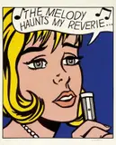 Roy Lichtenstein, Reverie, 1965, Farbserigraphie auf leichtem Karton