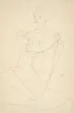 Egon Schiele, Self-Portrait (Selbstporträt), 1912, Bleistift auf Strathmore-Japan